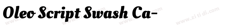 Oleo Script Swash Ca字体转换